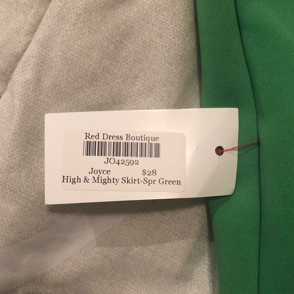 Joyce Large Green Stretch Pencil Skirt - Picture 2 of 5